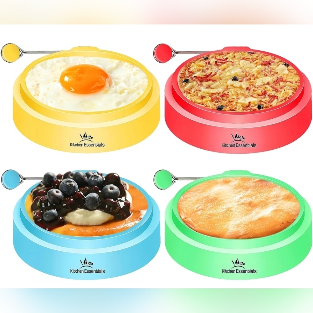 2/$10  NWT Silicone Egg Rings